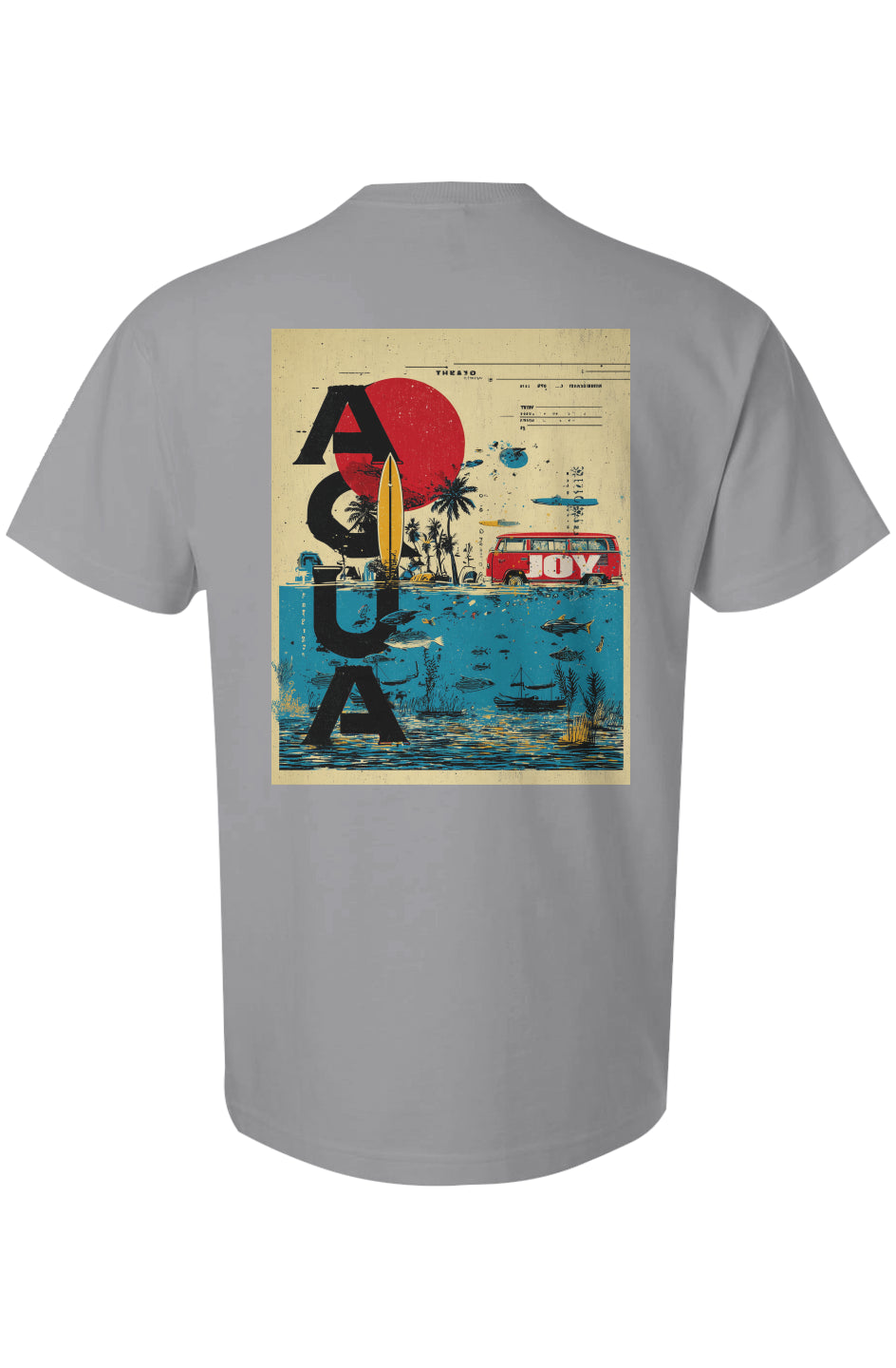 Aquajoy - Premium 6.5oz T-Shirt - Front and Back Design