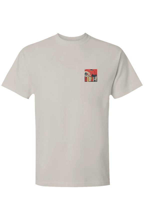 Aquajoy - Men's Premium 6.5oz T-Shirt - Front and Back Design - Lobster