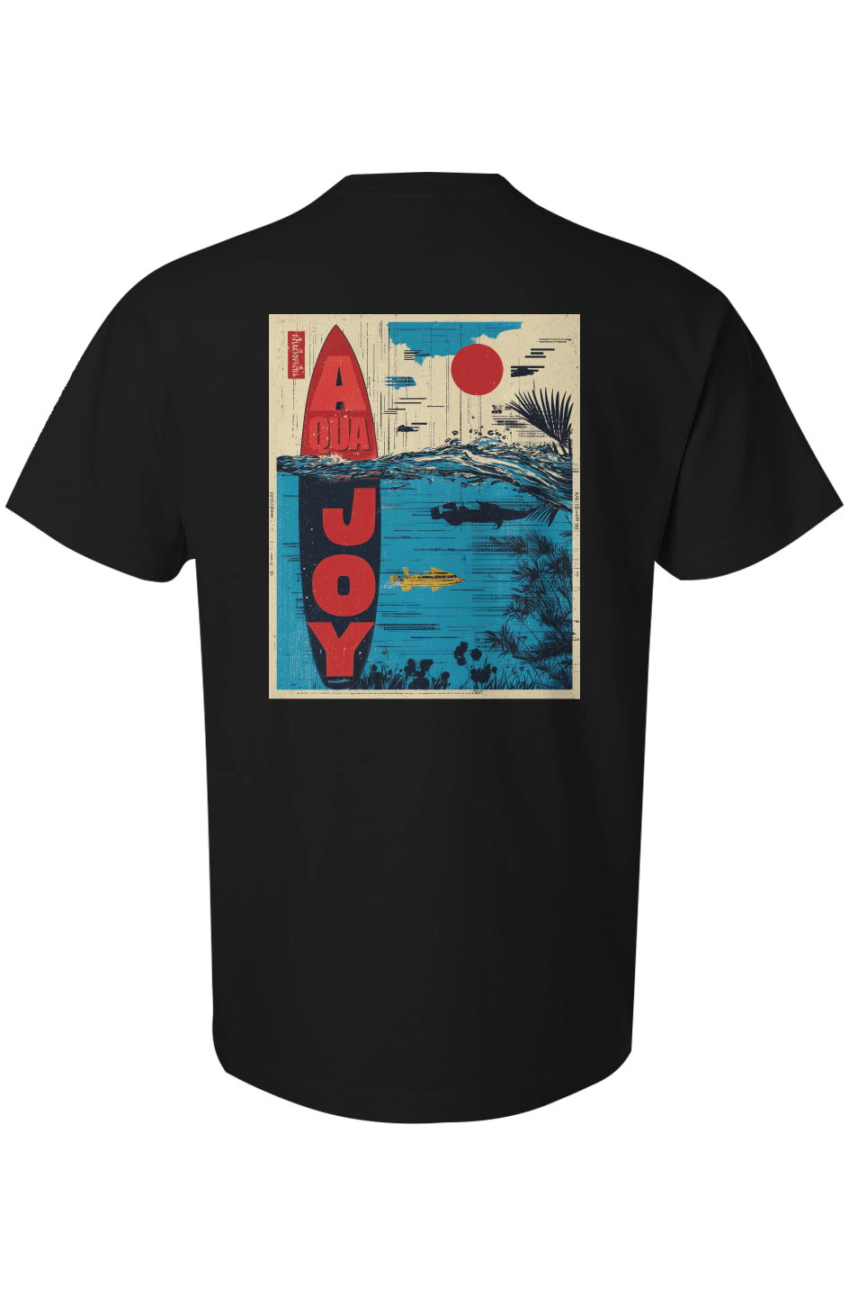 Aquajoy - Premium 6.5oz T-Shirt - Front and Back Design