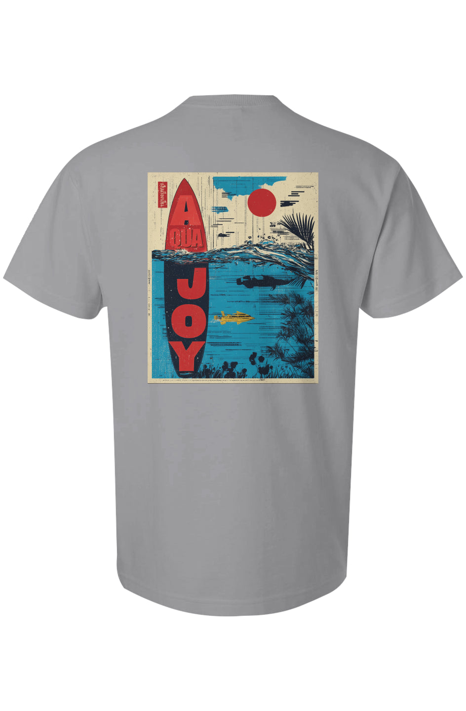 Aquajoy - Premium 6.5oz T-Shirt - Front and Back Design
