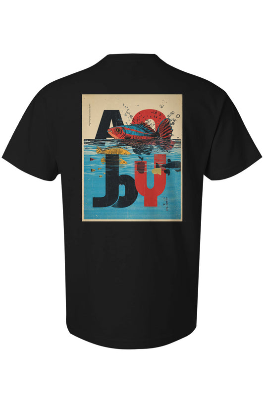 Aquajoy - Premium 6.5oz T-Shirt - Front and Back Design