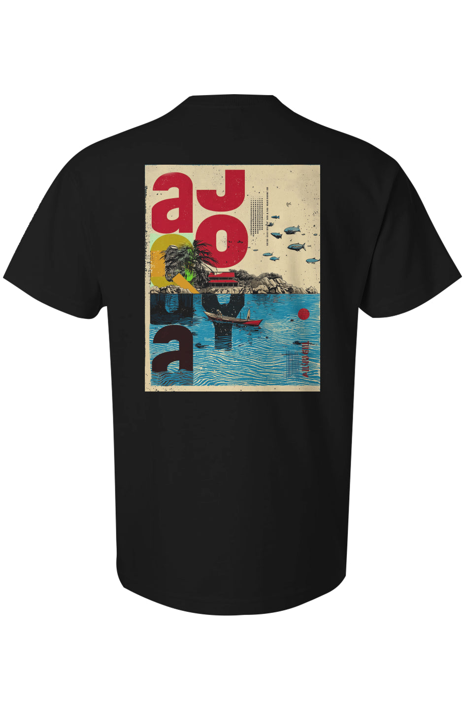 Aquajoy - Premium 6.5oz T-Shirt - Front and Back Design