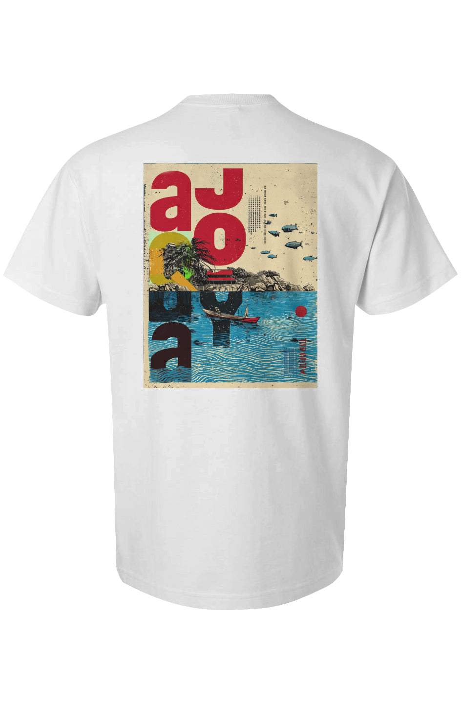 Aquajoy - Premium 6.5oz T-Shirt - Front and Back Design