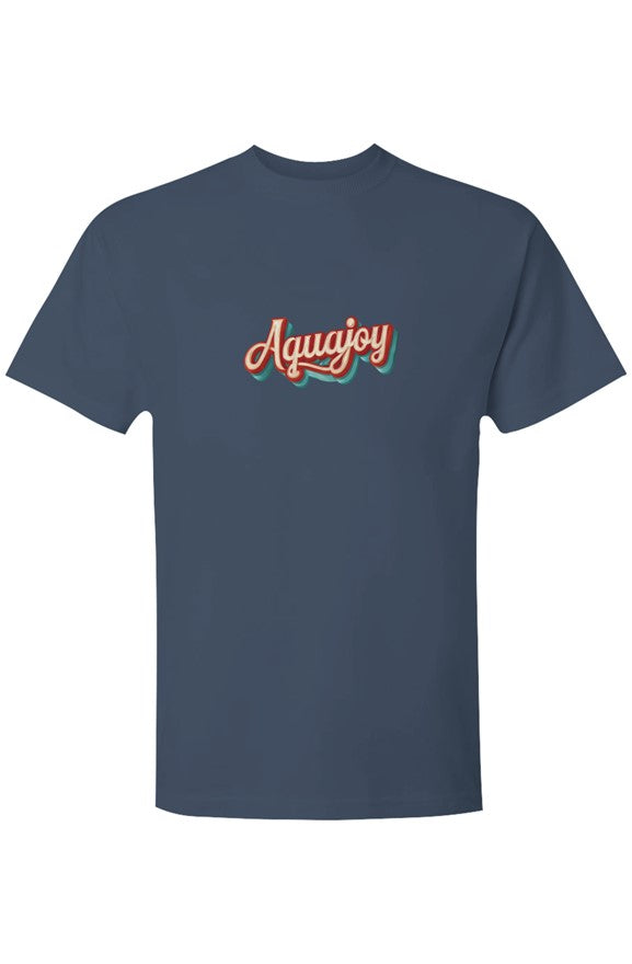 Aquajoy - Men's Premium 6.5oz T-Shirt - Front and Back Design - Retro/House
