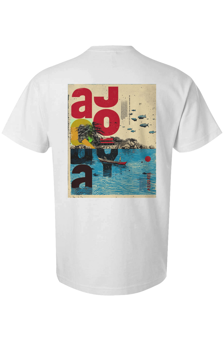 Aquajoy - Premium 6.5oz T-Shirt - Front and Back Design