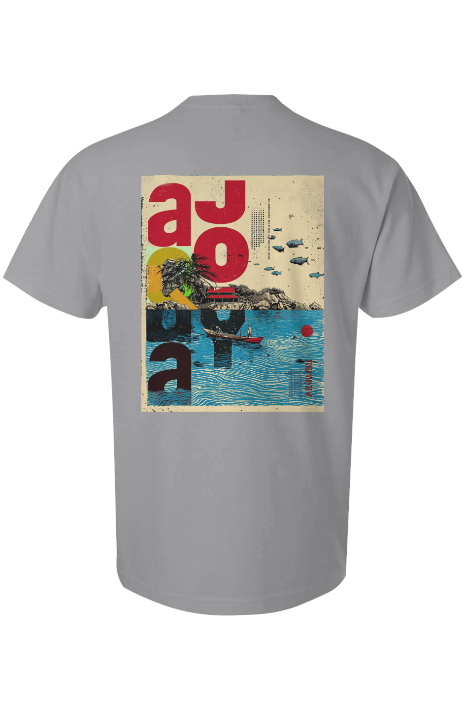 Aquajoy - Premium 6.5oz T-Shirt - Front and Back Design