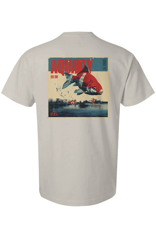 Aquajoy - Men's Premium 6.5oz T-Shirt - Front and Back Design - Fish