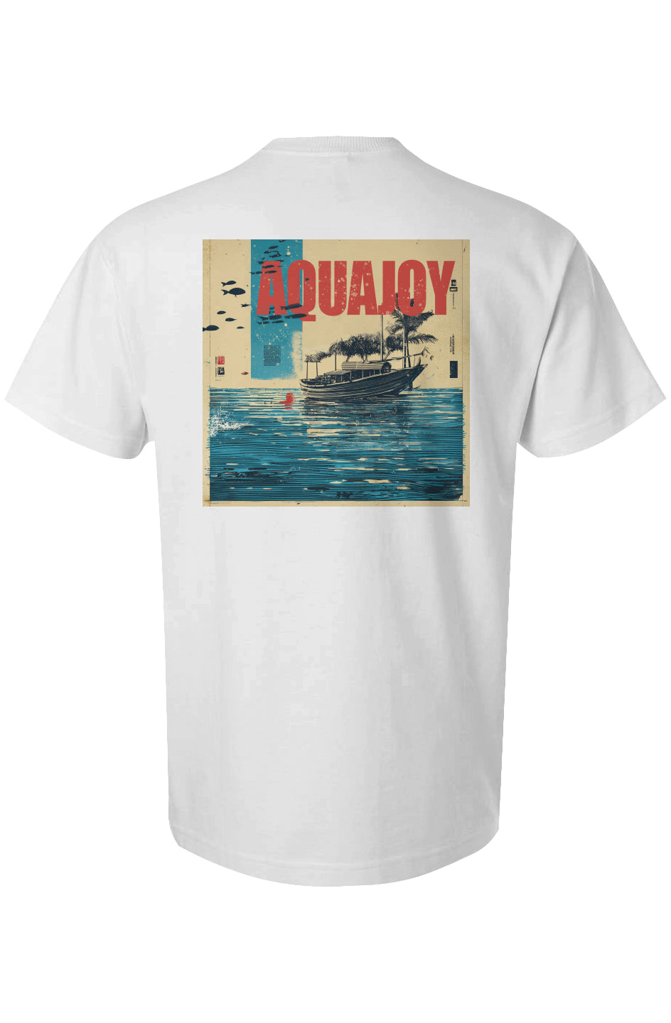 Aquajoy - Premium 6.5oz T-Shirt - Front and Back Design