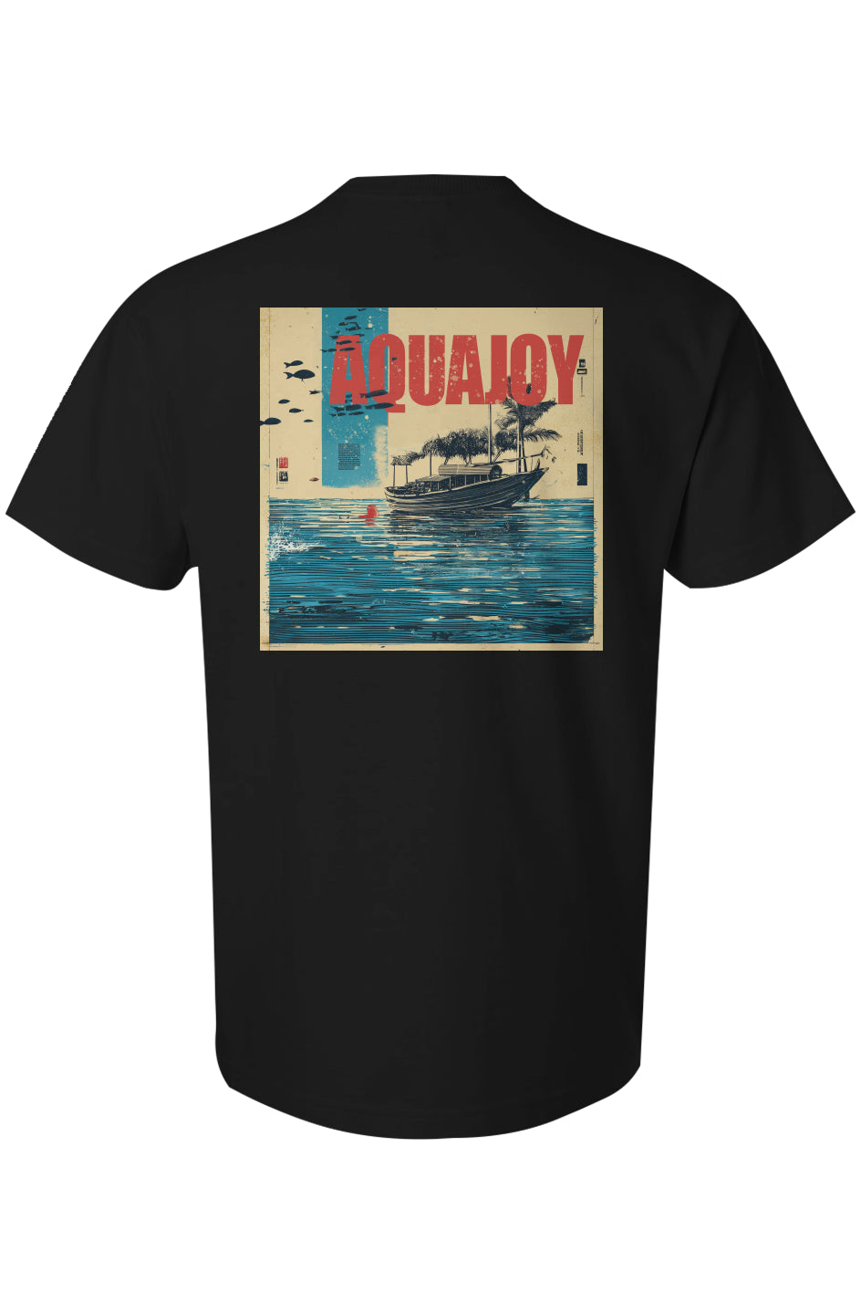 Aquajoy - Premium 6.5oz T-Shirt - Front and Back Design