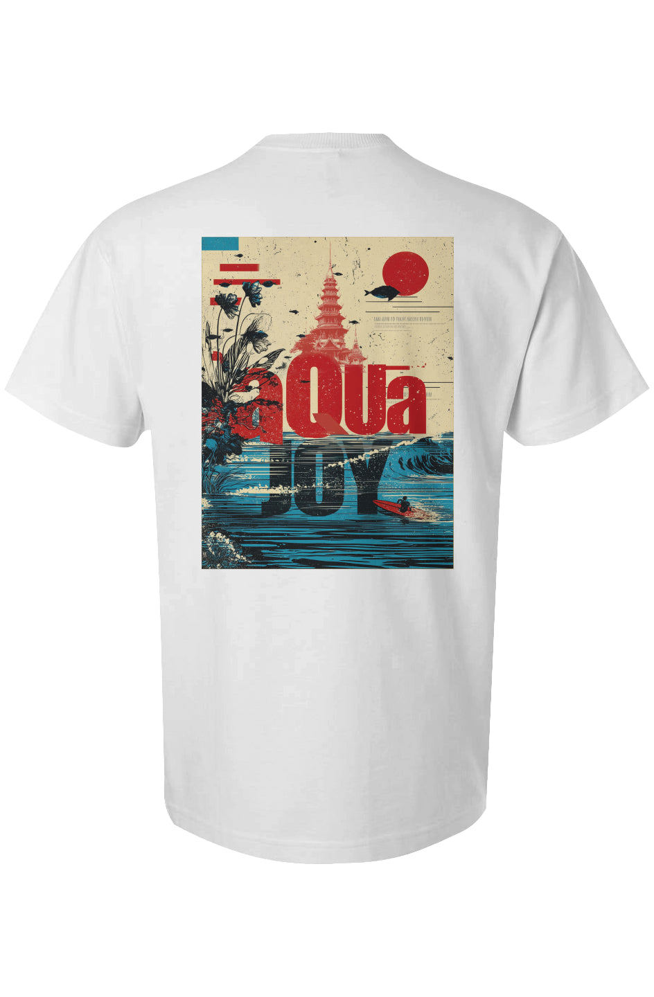 Aquajoy - Premium 6.5oz T-Shirt - Front and Back Design