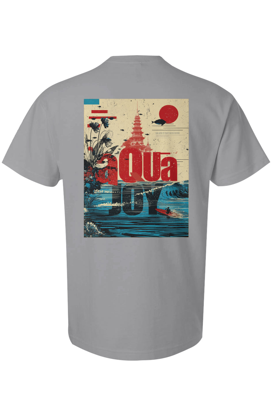 Aquajoy - Premium 6.5oz T-Shirt - Front and Back Design
