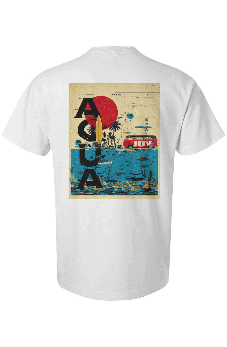 Aquajoy - Premium 6.5oz T-Shirt - Front and Back Design
